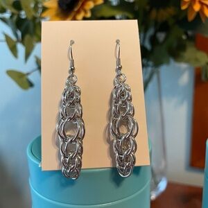 Elegant Silver Dangle Earrings